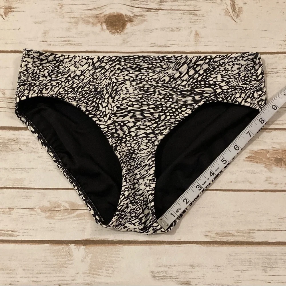Fook Wah High Waist Bikini Bottom Animalia Sea Salt Size Small